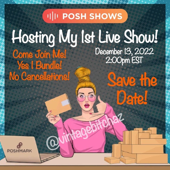 LIKE THIS LISTING FOR MY UPCOMING POSH LIVE SHOWS! - Picture 3 of 3